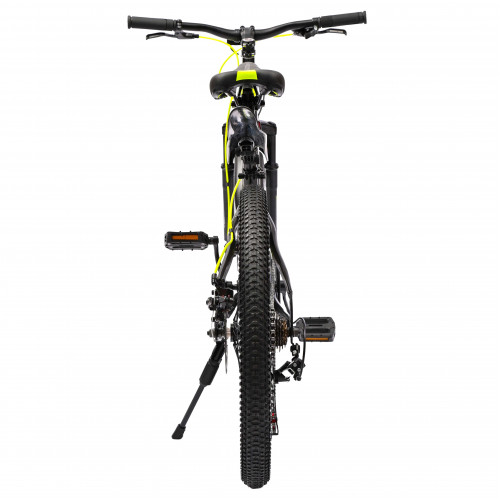 Горный велосипед 22" BLACKOUT,  скоростной, дисковые  тормоза, 22", SHIMANO,  2023, чёрно-желтый