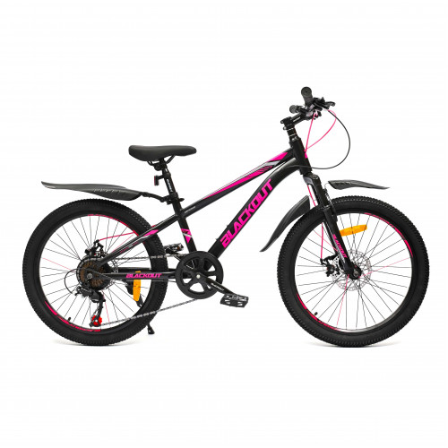 Горный велосипед 22" BLACKOUT,  скоростной, дисковые  тормоза, 22", SHIMANO,  2023