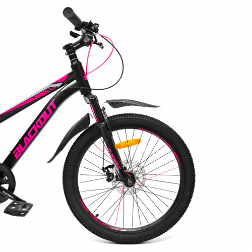 Горный велосипед 22" BLACKOUT,  скоростной, дисковые  тормоза, 22", SHIMANO,  2023