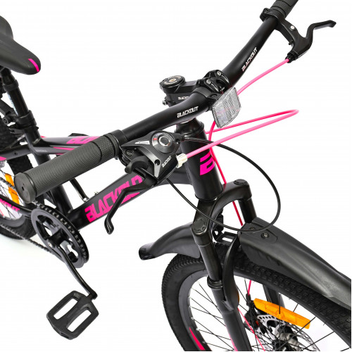 Горный велосипед 22" BLACKOUT,  скоростной, дисковые  тормоза, 22", SHIMANO,  2023