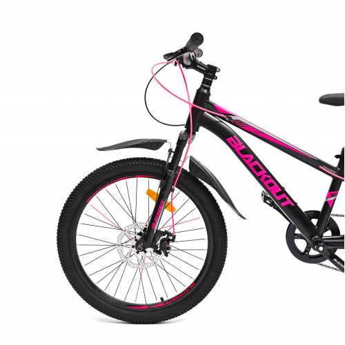 Горный велосипед 22" BLACKOUT,  скоростной, дисковые  тормоза, 22", SHIMANO,  2023