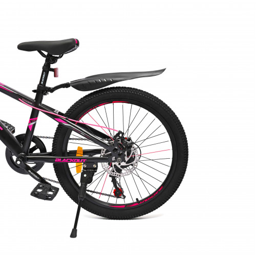 Горный велосипед 22" BLACKOUT,  скоростной, дисковые  тормоза, 22", SHIMANO,  2023