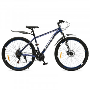 Велосипед горный 29", рама 19", BLACKOUT BULL, сине-фиолетовый