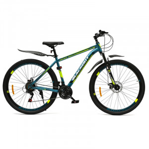 Велосипед горный 29", рама 19", BLACKOUT BULL, бирюзовый
