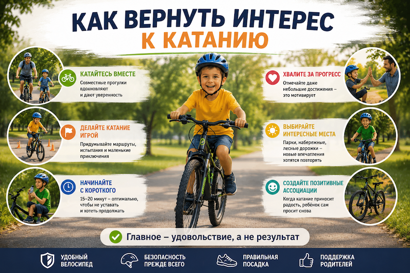 Мальчик на велосипеде