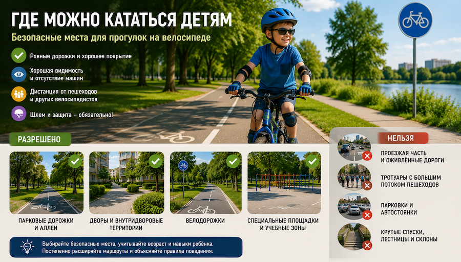 Где можно кататься детям